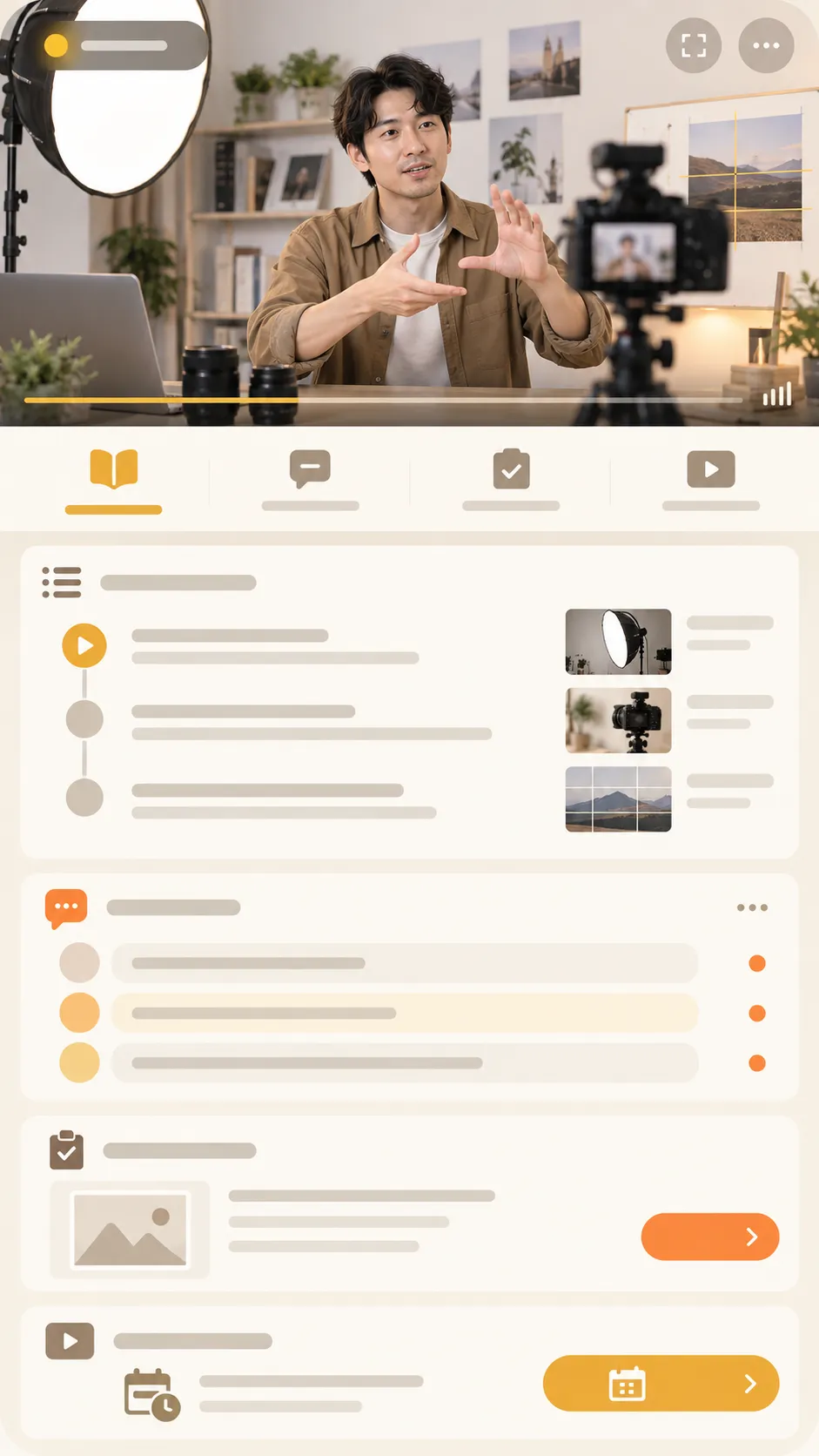 麻豆视频 APP 制作课堂界面